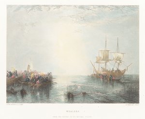 Wielorybnicy. Ze zdjęcia w National Gallery autorstwa Joseph Mallord William (after) Turner