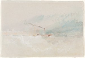 Łódź pocztowa u wybrzeży Dover autorstwa Joseph Mallord William Turner