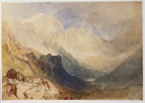 Scena w Dolinie Aosty autorstwa Joseph Mallord William Turner