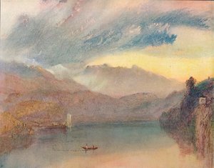 Jezioro Szwajcarskie, 1909 autorstwa Joseph Mallord William Turner