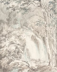 Wodospad autorstwa Joseph Mallord William Turner