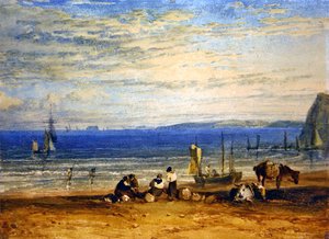 Babbacombe Bay (akwarela na papierze) autorstwa Joseph Mallord William Turner