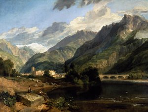 Bonneville, Sabaudia autorstwa Joseph Mallord William Turner