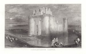 Zamek Caerlaverock autorstwa Joseph Mallord William Turner