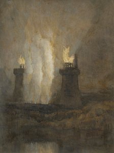 Carron Iron Works, ok. 1800 autorstwa Joseph Mallord William Turner
