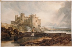 Zamek Conway, ok. 1802 autorstwa Joseph Mallord William Turner