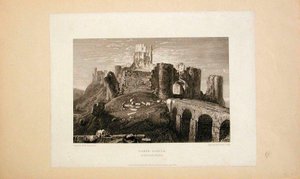 Zamek Corfe, Dorsetshire autorstwa Joseph Mallord William Turner