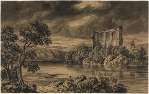 Zamek Egremont, Cumberland. autorstwa Joseph Mallord William Turner