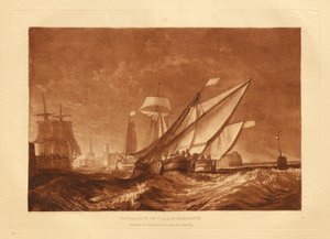 Wejście do portu w Calais autorstwa Joseph Mallord William Turner