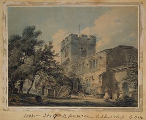 Kościół Finchley, 1801 autorstwa Joseph Mallord William Turner