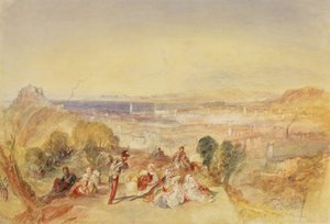 Genua, Włochy, ok. 1851 (akwarela na papierze) autorstwa Joseph Mallord William Turner