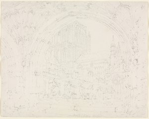 Katedra w Hereford autorstwa Joseph Mallord William Turner