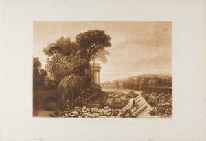 Izyda, tablica 68 z Księgi Studiów autorstwa Joseph Mallord William Turner