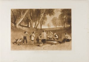 Juvenile Tricks, tablica 22 z Księgi Studiów autorstwa Joseph Mallord William Turner
