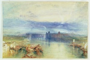 Jezioro Bodeńskie autorstwa Joseph Mallord William Turner