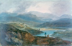 Jezioro, Szkocja, 1801-1802. autorstwa Joseph Mallord William Turner