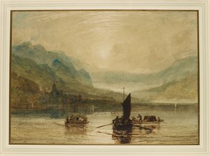 Brienzin järvi, Moonlightpolish autorstwa Joseph Mallord William Turner