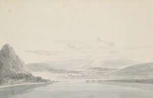 Pejzaż, wg Johna Roberta Cozensa (1752-99) (ołówek i akwarela na papierze) autorstwa Joseph Mallord William Turner