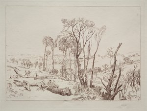 Księga studiów: Crowhurst, Sussex autorstwa Joseph Mallord William Turner