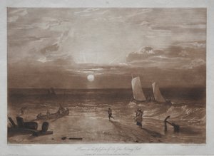 Liber Studiorum: Kawałek morza Mildmay. autorstwa Joseph Mallord William Turner