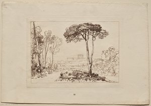 Zeszyt do studium: Scena na wsi autorstwa Joseph Mallord William Turner