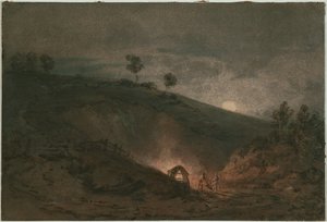 Wapiennik firmy Moonlight autorstwa Joseph Mallord William Turner
