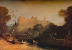 Pałac Linlithgow, Szkocja, c1810, 1938 autorstwa Joseph Mallord William Turner
