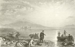 Zamek Loch Leven autorstwa Joseph Mallord William Turner