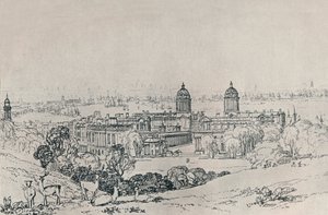 Londyn z Greenwich Park, c1809, 1923 autorstwa Joseph Mallord William Turner
