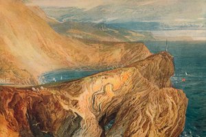Zatoka Lulworth, 1909 autorstwa Joseph Mallord William Turner