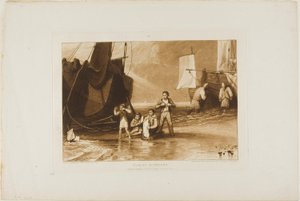 Marine Dabblers, płyta 29 z Liber Studiorum autorstwa Joseph Mallord William Turner