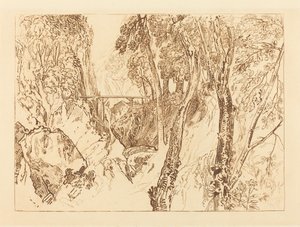 Młyn w pobliżu Grand Chartreuse autorstwa Joseph Mallord William Turner