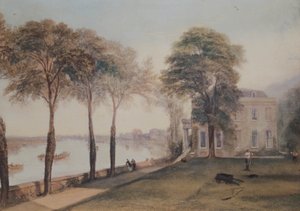 Taras Mortlake: Wczesny letni poranek, 1826 autorstwa Joseph Mallord William Turner