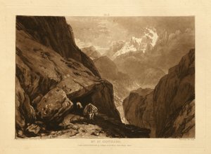 Góra św. Gotarda autorstwa Joseph Mallord William Turner