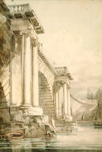 Stary most Blackfriars autorstwa Joseph Mallord William Turner