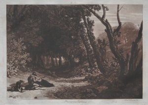 Prokrys i Cefalus. autorstwa Joseph Mallord William Turner