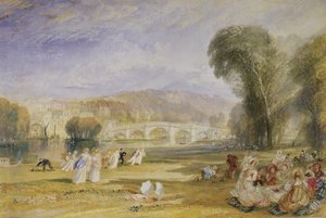 Richmond Hill and Bridge, Surrey, ok. 1828-9