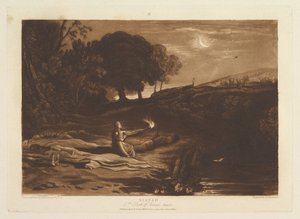 Rispah, 2 Księga Samuela, rozdział 21 Liber Studiorum, część IX, tabl. 46, 23 kwietnia 1812. autorstwa Joseph Mallord William Turner