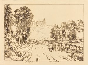 Wzgórze Świętej Katarzyny w pobliżu Guilford autorstwa Joseph Mallord William Turner