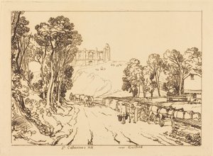 Wzgórze świętej Katarzyny koło Guildford autorstwa Joseph Mallord William Turner