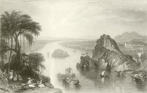 Scena w Colgong nad Gangesem autorstwa Joseph Mallord William Turner