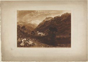 Scena w Alpach autorstwa Joseph Mallord William Turner