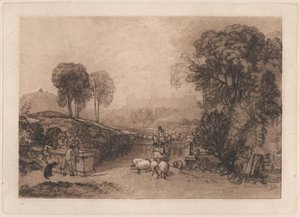 Mycie owiec, Windsor autorstwa Joseph Mallord William Turner