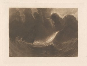 Statek podczas burzy autorstwa Joseph Mallord William Turner