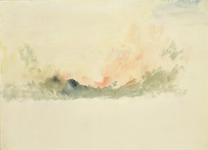 Studium nieba autorstwa Joseph Mallord William Turner
