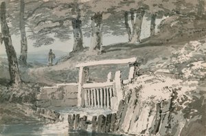 Śluza, Netley Abbey, Hampshire autorstwa Joseph Mallord William Turner