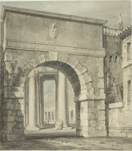 Piotra widziany przez Porta Angelica autorstwa Joseph Mallord William Turner