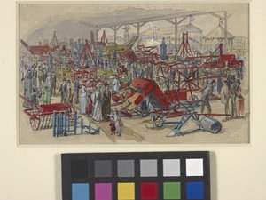 State Fair (akwarela na ołówku na białawym papierze) autorstwa Joseph Mallord William Turner