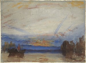 Zachód słońca autorstwa Joseph Mallord William Turner
