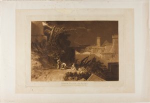 Dziesiąta Plaga Egipska, tablica 61 z Liber Studiorum autorstwa Joseph Mallord William Turner